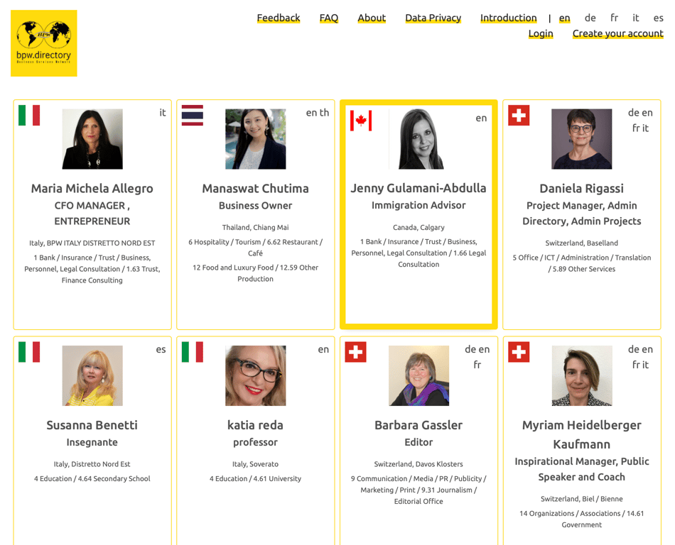 Launch of the bpw.directory for Valentine's Day