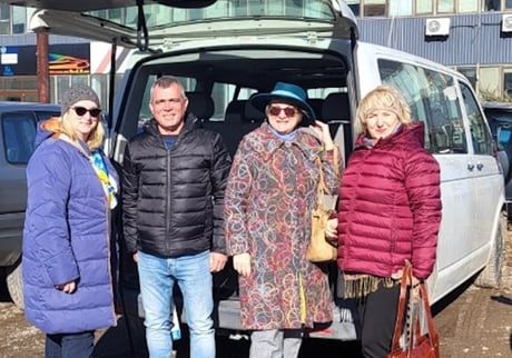 The vehicle has been inspected by Jo Kinsey, Amelie Leclercq & Victoria Filatova