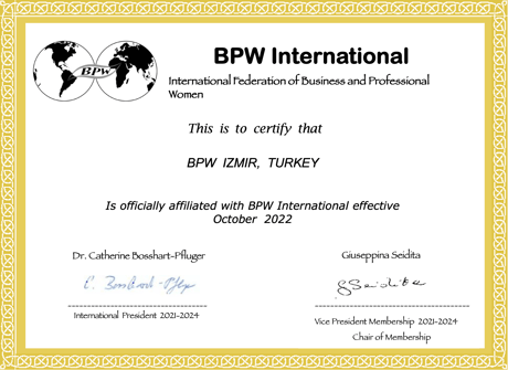 New Affiliate Club - BPW Izmir, Turkey