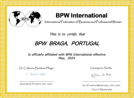New Affiliate Club - BPW Braga, Portugal - Europe