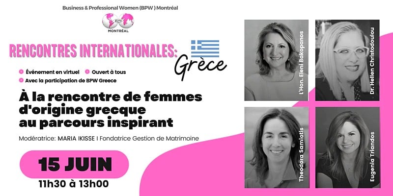 BPW Montreal - International Meeting GREECE