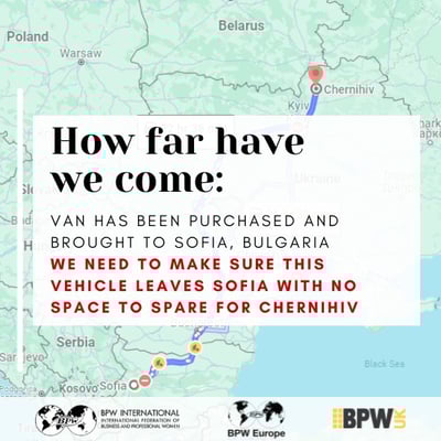 BPW International Help - The Van for Chernihiv is ready