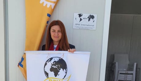 BPW International Help for Turkey - Opening of the Container Village Antakya