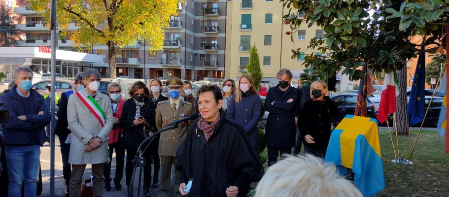 Memorial Plate for Livia Ricci, BPW International President 1993-1996