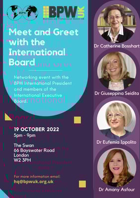 Meet and Greet - BPW UK and the International Board
