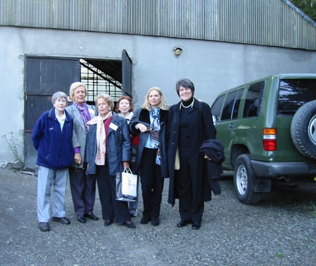 BPW Group in front of a storage building that had been offered