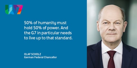 G7 Presidency - Women7 hands over W7 Communiqué to Federal Chancellor Olaf Scholz -  It is time to deliver!