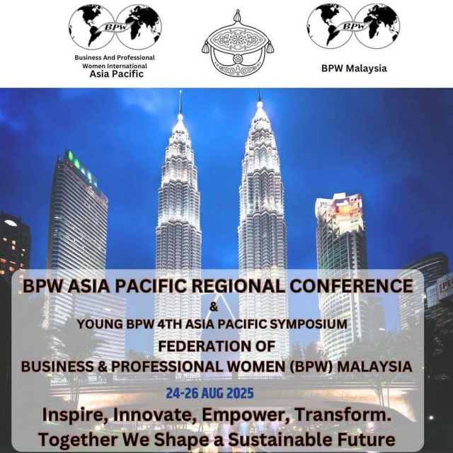 BPW Asia Pacific Regional Conference, Putrajaya, Malaysia, 24-26 August 2025