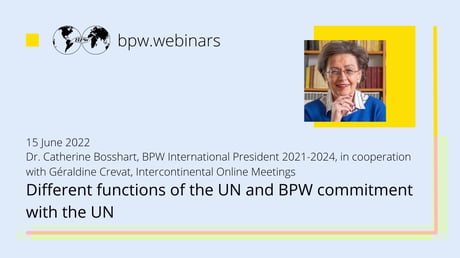 bpw.webinars – Videos “The United Nations and BPW International”