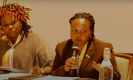 Lucyphine Kilanga, BPW Tanzania, at the BPW Africa Conference in Arusha