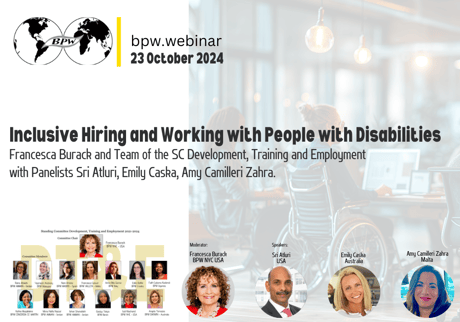 NEW Video bpw.webinar – Inclusive Hiring and Working with People with Disabilities