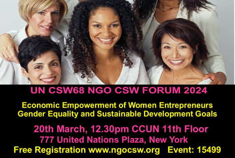 CSW68-Parallel Event: BPW Carol Hanlon, Australia – Economic Empowerment – March 20, 2024