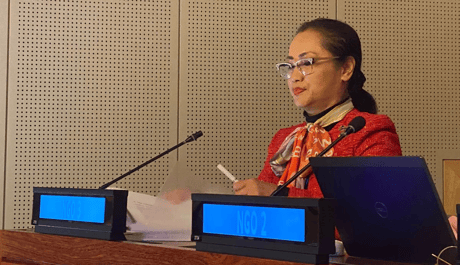 Oral Statement at CSW67-2023 – VP Chularat Israngkool Na Ayutthaya reading the Oral Statement