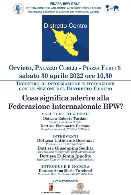 Meeting with District Centro in Orvieto