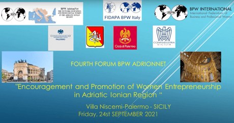 Report 4th BPW AdrionNet Forum, Palermo, Italy
