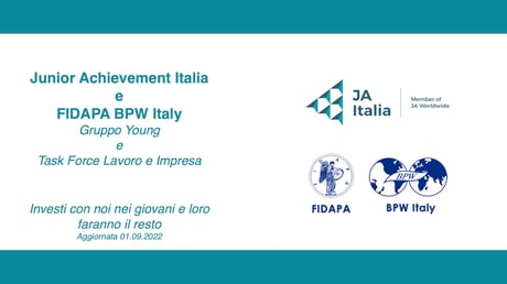 New Project – FIDAPA BPW Italy and JAItalia an educational alliance