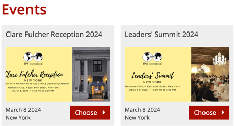 Leaders’ Summit & Clare Fulcher Reception 2024 in New York – Ticket Shop is open