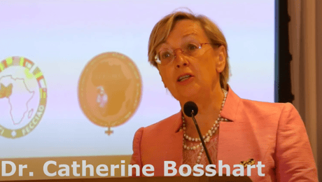 Dr. Catherine Bosshart at the BPW Africa Conference in Arusha Tanzania