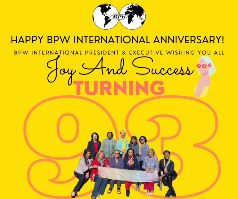 Happy BPW International Anniversary 2023!
