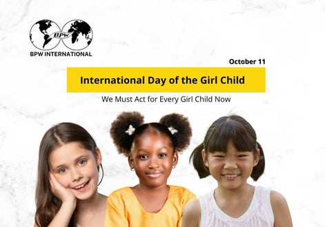 International Day of the Girl Child – We Must Act Now