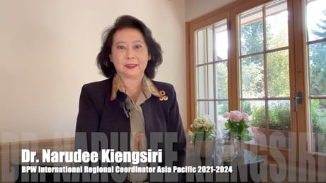 Welcome to BPW Asia Pacific Regional Conference in Bahrain – Dr. Narudee Kiengsiri