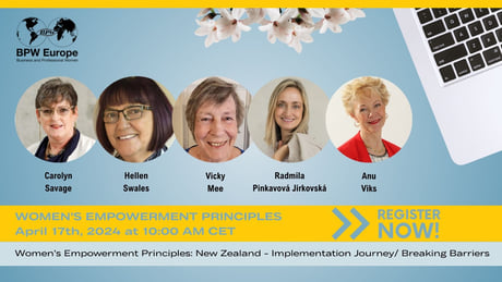 Invitation to “WEP Women Empowerment Principles: New Zealand – Implementation Journey / Breaking Barriers” – April 17, 2024