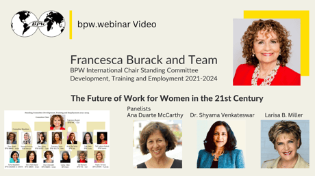 bpw.webinars Video – The Future of Work for Women in the 21st Century