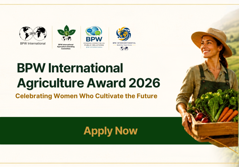 BPW International Agriculture Award 2026: Applications Are Now Open